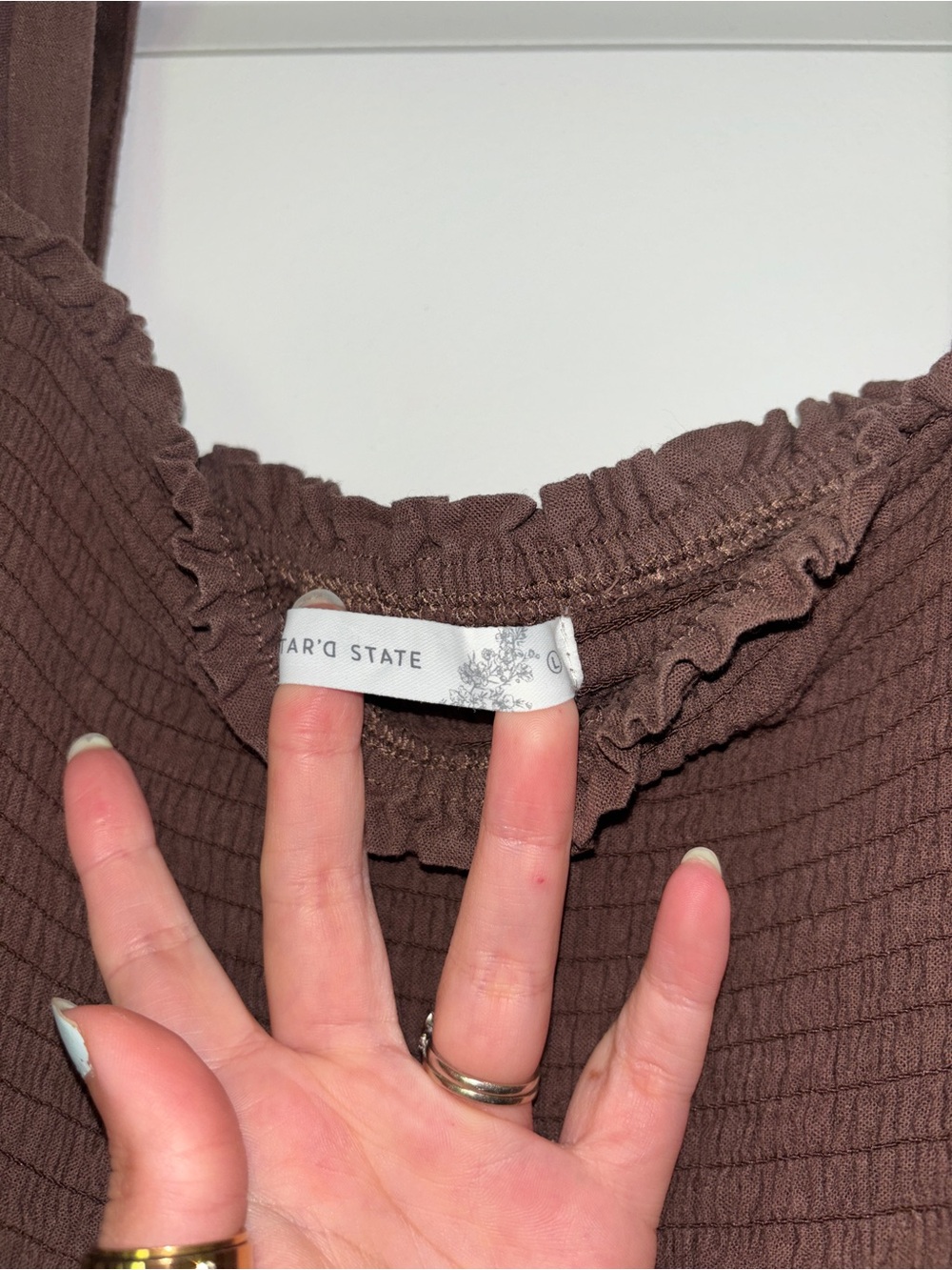 Altar'd State Megan Babydoll Long Sleeve Dress - Picture 7 of 8